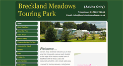 Desktop Screenshot of brecklandmeadows.co.uk